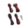 Kabel komputerowy CableMod Pro ModMesh 12VHPWR Cable Extension Kit - Czarno/Czerwony CM-PCAB-16P3KIT-NKKR-3PK-R-SS